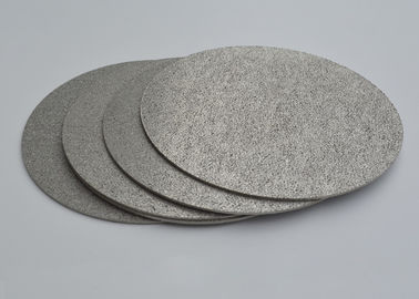 Muffler Noise Reduction Sintered Plate , Sintered Filter Disc Without Particle Shedding