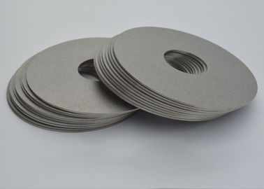 316L 304 SS Sintered Metal Filter Disc , Porous Titanium Plate 0.5um-70um