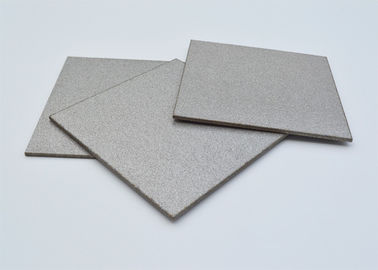 Electrode Treatment Sintered Titanium Plate Accurate Filter Rating Large Surface Area