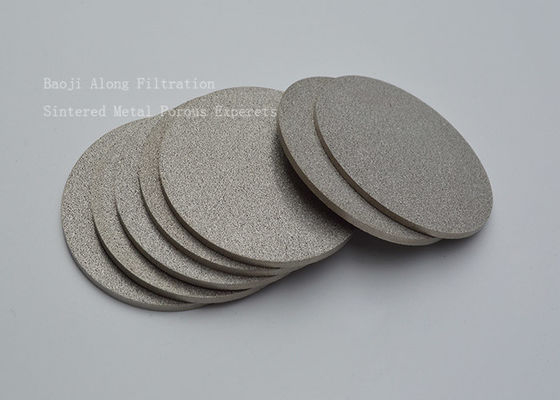 0.5/1/2mm Thickness Metal Powder Porous Sintered Metal Filter Disc
